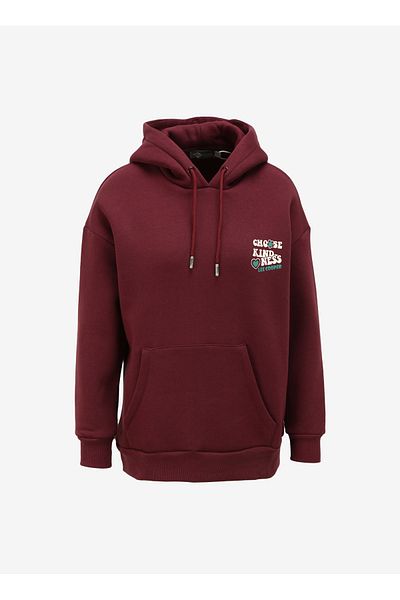 Lee Cooper Women's Doorway Plum Sweatshirt 241 Lcf 241003   Kindy Murdum