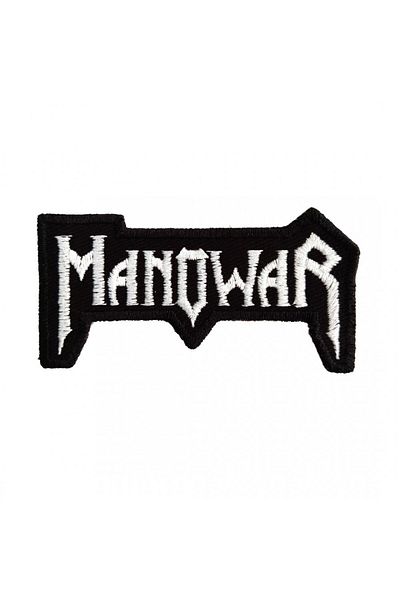 Z zepplin Patch cu text alb Manowar