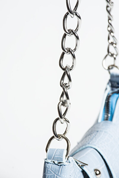 AsperaBag Bony ma zımbalı timsah desenli kol çantası