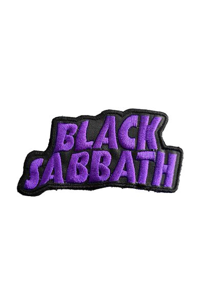 Z zepplin Patch cu text negru Sabbath violet