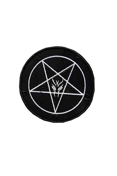 Z zepplin Patch Pentagram Sigil Baphomet