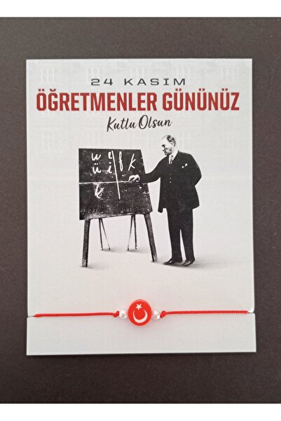 24 Kasım Öğretmenler Günü Hediyelik Şans Bileklikleri 5 Adet