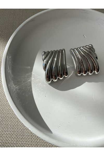 BIGEAccessory Steel Plate Hailey Earrings