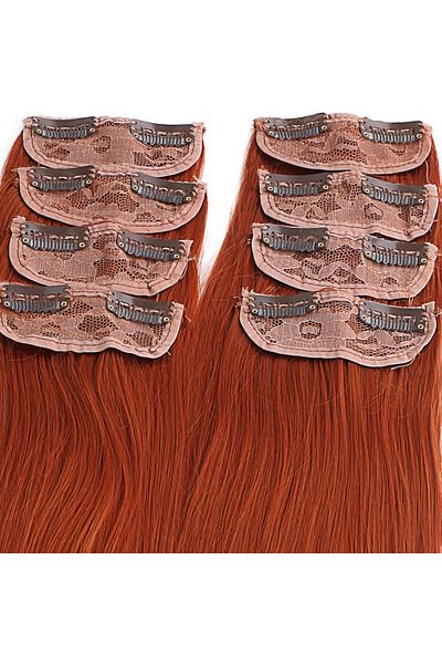 MelyaBella CLZ201 Fiber Synthetic Flat 8 Pieces Snap / Copper