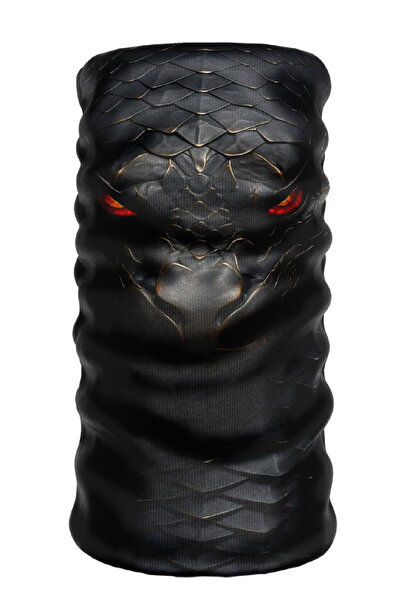 Bebo Store باندانا برقبة واسعة منقوشة رياضية للغاية - حصريًا لمستخدمي الدراجا...