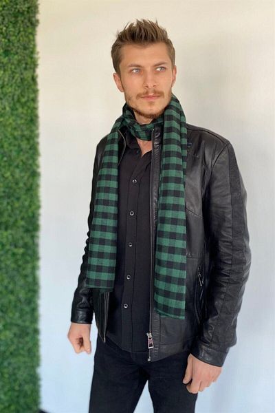 TAKIŞTIR Green Color Unisex Scarf Shawl