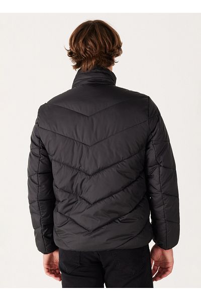 WRANGLER Black Men's Jacket W40YWA100 Puffer Jacket