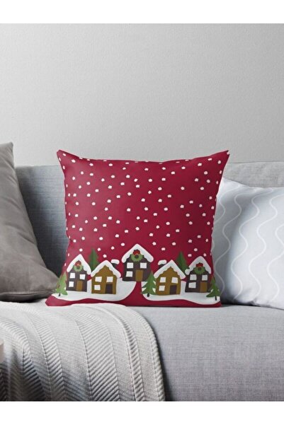 enc home Christmas themed throw pillow (merry Christmas)
