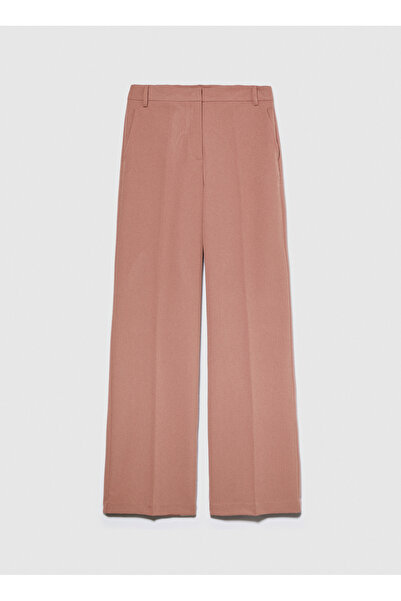 Sisley Κανονική μέση Κανονικό ανοιχτό καφέ γυναικείο παντελόνι 4KVXLF02I