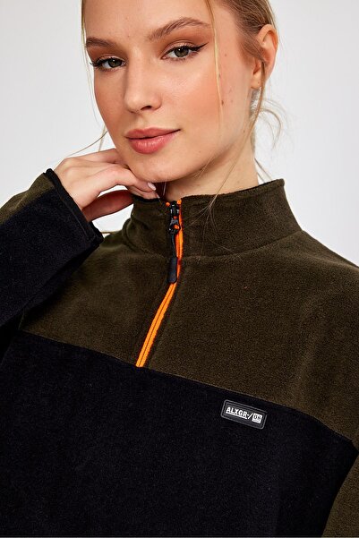 ALEXANDERGARDI OVERIZED FLEECE WITH HALF ZIPPER (E21-81100)