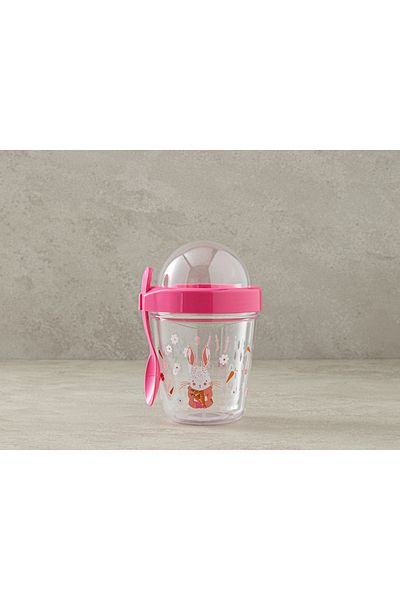 English Home Pink Bunny Children's Drinker - 350 Ml