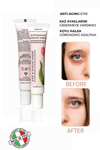 MERIAM Göz altı koyu görünümünü ortadan kaldıran kırışıklık karşıtı göz ve du...