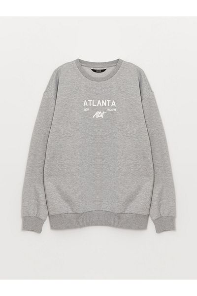 LC Waikiki Men's Sweatshirt - Crew Neck, Long Sleeve, Printed