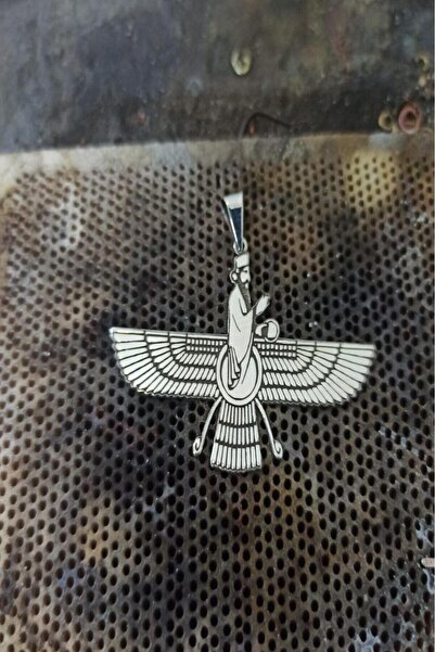 Ziu 925 ayar Ahura Mazda Gümüş Kolye Uzunluk 45 Cm (Gold, Rose veya Gümüş Rengi)