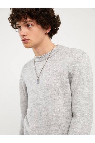 LC Waikiki Men's Knitwear Sweater - Long Sleeve, Crew Neck
