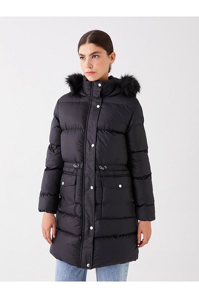 LC Waikiki Women's Puffer Hooded Coat