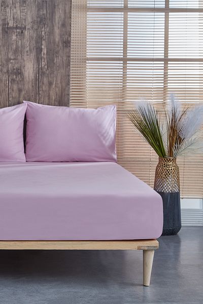 YGHome Cotton Double Elastic Combed Bed Sheet - Basic
