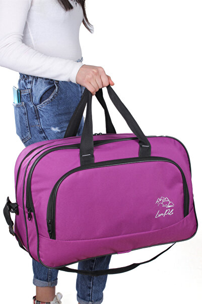 By Hakan nil-01 UNISEX HAVLU KUMAŞ HOSTES VALİZ SEYAHAT TATİL SPOR HASTANE ÇOK GÖZLÜ EL VE OMUZ ÇANTASI KABİN