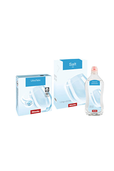 Miele 3 Lü Bulaşık Deterjan Seti (Tablet -tuz -parlatıcı)