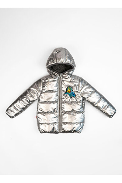 Haribo Metalik Kız Çocuk Mont HRBTXT404 Haribo Puffer Çocuk Mont