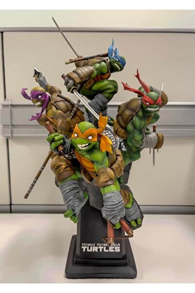 TuransoyCraft Ninja Kaplumbağalar Figür TMNT Obje 25CM Büyük Boy