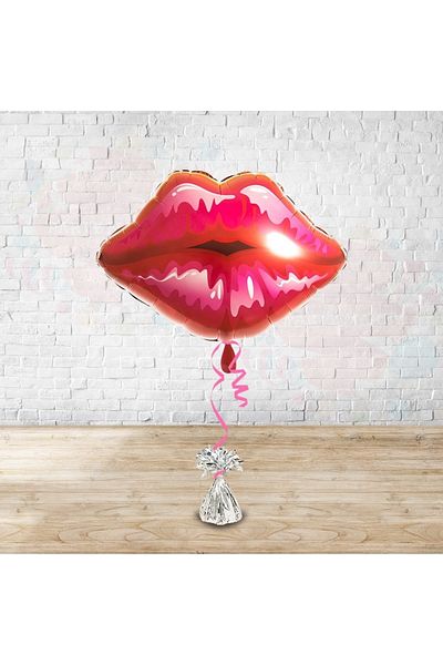 Deniz Party Store Lip Shaped Foil Balloon 32 inch 76-80 cm