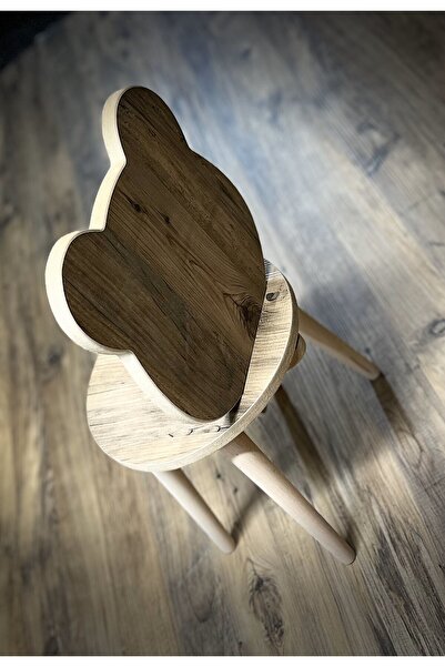 varje Çam Panda Hayvan Temalı Tabure Sandalye