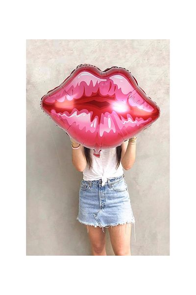 Deniz Party Store Lip Shaped Foil Balloon 32 inch 76-80 cm