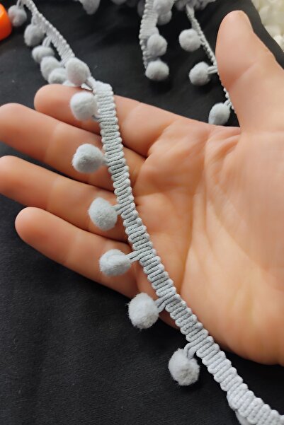 DUAYEN güpür dantel muz ponpon 10 metre