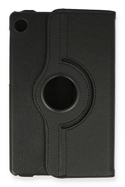 AQUA AKSESUAR Huawei MatePad T8 8 Compatible Case 360 Rotating Leather Protected Tablet Case - Black