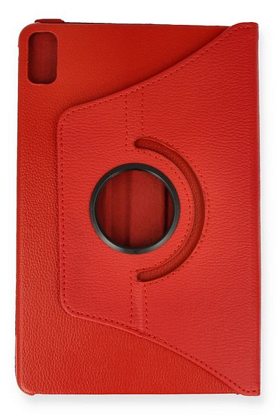 AQUA AKSESUAR Huawei MatePad 10.4 Compatible Case 360 Rotating Leather Protected Tablet Case - Red