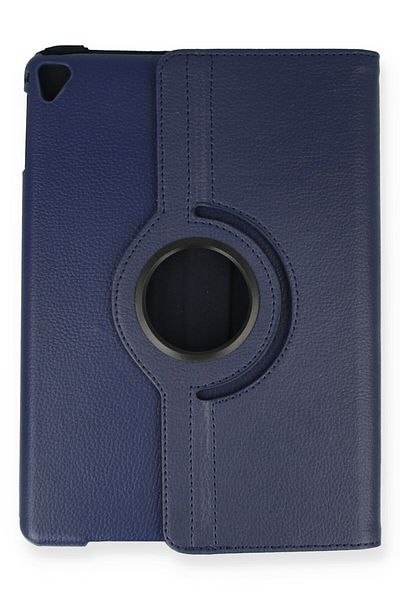 AQUA AKSESUAR iPad Pro 10.5 Compatible Case 360 Rotating Leather Protected Tablet Case - Navy Blue