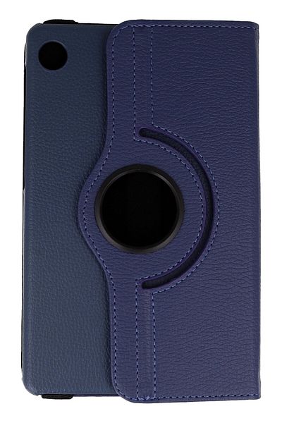 AQUA AKSESUAR Huawei MatePad T8 8 Compatible Case 360 Rotating Leather Protected Tablet Case - Navy Blue
