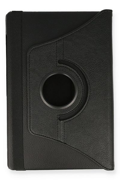AQUA AKSESUAR Samsung Galaxy P610 Tab S6 Lite 10.4 Compatible Case 360 Rotating Leather Protected Tablet Case - Black