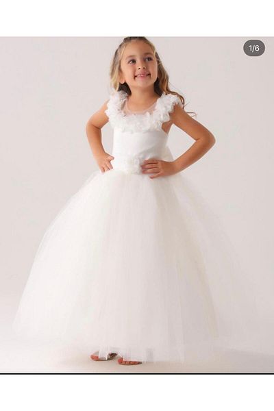 LisaKids 2-10 YEARS OLD FLOWERED EVENING DRESS
