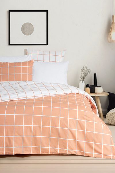 LAVENDIER Carına 100% Cotton Modern Double Duvet Cover Set