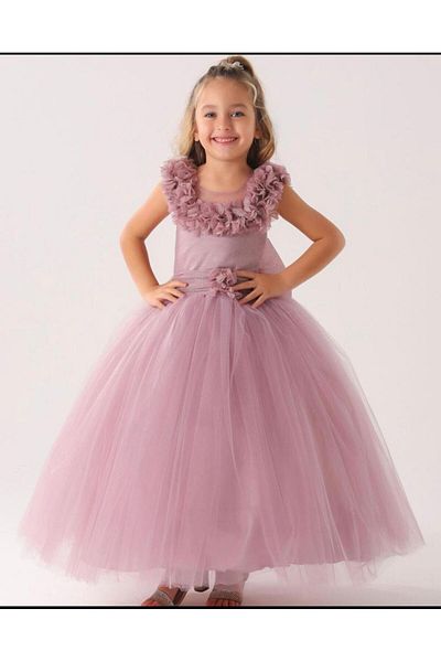 LisaKids 2-10 YEARS OLD FLOWERY CHILDREN'S GOWN