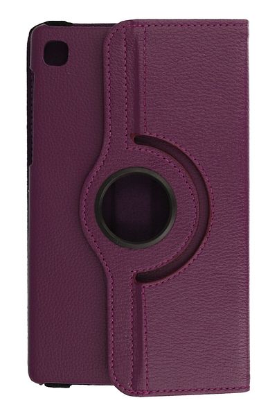 AQUA AKSESUAR Galaxy Tab A7 Lite T225 - 360 Rotating Leather Protected Tablet Case - Plum