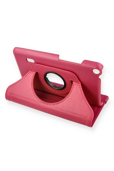 AQUA AKSESUAR Huawei MediaPad T3 7 Compatible Case 360 Rotating Leather Protected Tablet Case - Pink