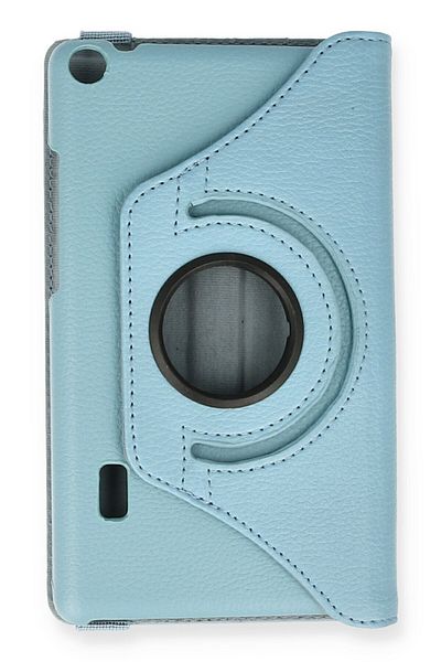 AQUA AKSESUAR Huawei MediaPad T3 7 Compatible Case 360 Rotating Leather Protected Tablet Case - Turquoise