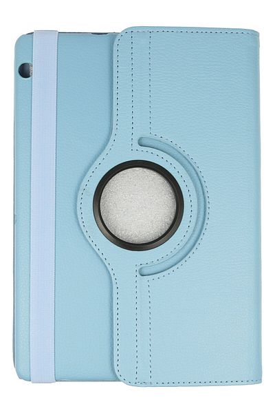 AQUA AKSESUAR Huawei MediaPad T3 10 / 9.6 Compatible Case 360 Rotating Leather Protected Tablet Case - Turquoise