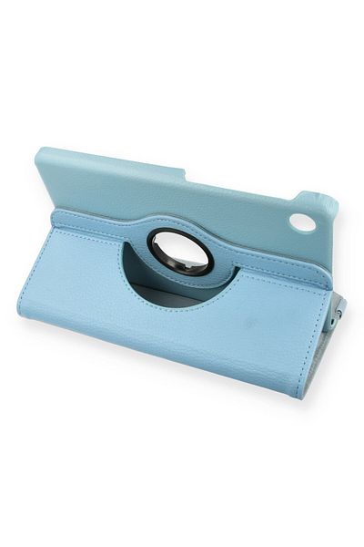AQUA AKSESUAR Huawei MatePad T8 8 Compatible Case 360 Rotating Leather Protected Tablet Case - Turquoise