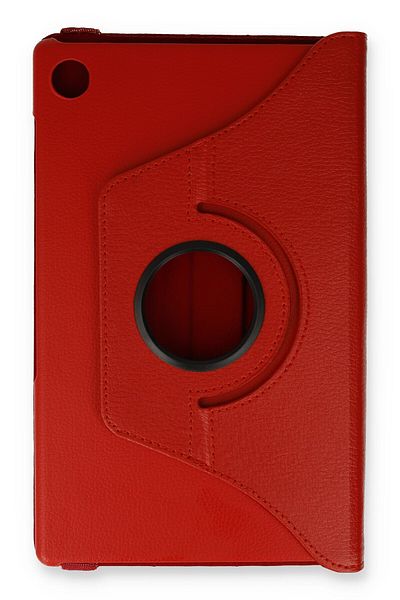 AQUA AKSESUAR Lenovo M10 HD X306F Compatible Case 360 Rotating Leather Protected Tablet Case - Red