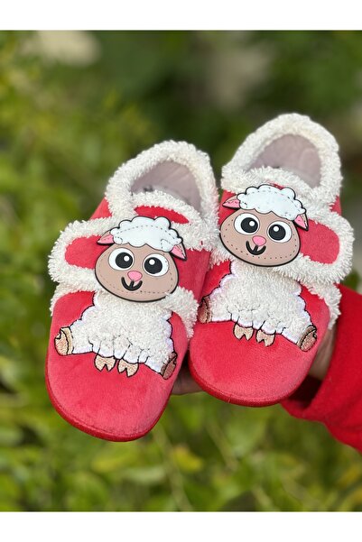 Bold Boutique Ortopedik İç Taban Cırt Cırtlı Kalın Kumaşlı Kışlık Ev Botu Kreş Ayakkabısı Ev Pandufu