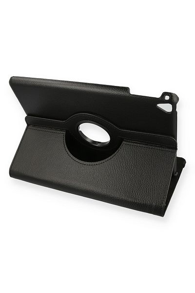 AQUA AKSESUAR iPad Pro 10.5 Compatible Case 360 Rotating Leather Protected Tablet Case - Black