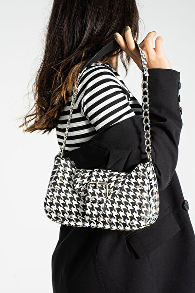 Modstore Geantă de umăr cu model de crocodil împânzit