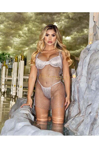 BF Bikini Fashion Adela pareo din piatra de cristal