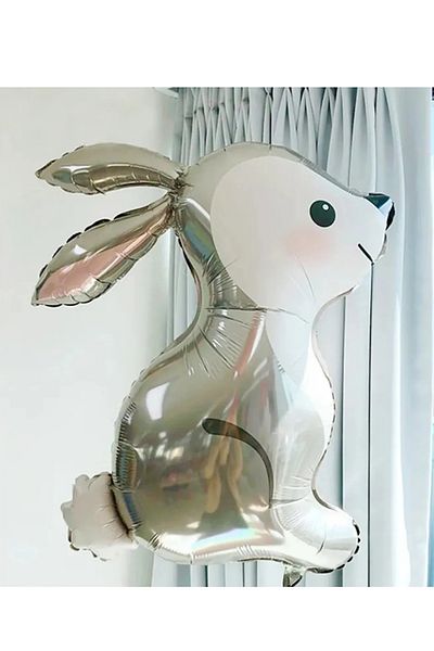 Party City Cute Rabbit Themed Foil Balloon 60 Cm