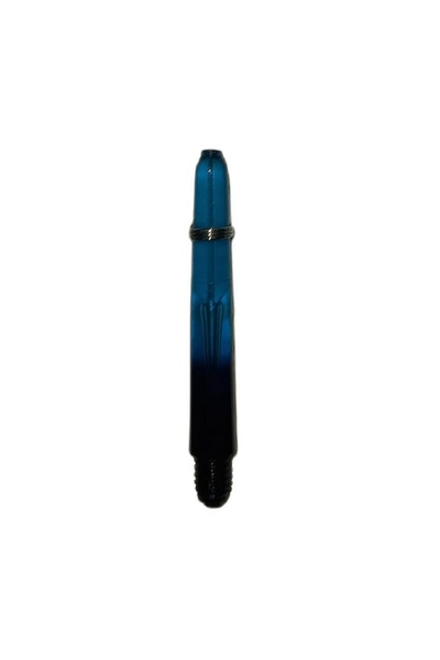 DARTSAN 5 Set (15 Pieces) 41mm, Blue-Black Polycarbonate Transparent Dart Shaft-shaft