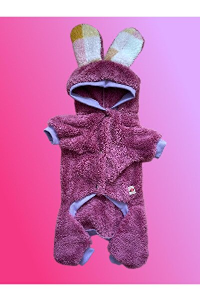 Barneystore Kedi Köpek Peluş Tavşan Kulaklı Tulum